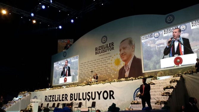 Rizelilerden Erdoğan’a Sevgi Gösterisi 31