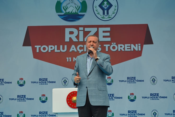 Cumhurbaşkanı Erdoğan Rize'de 102