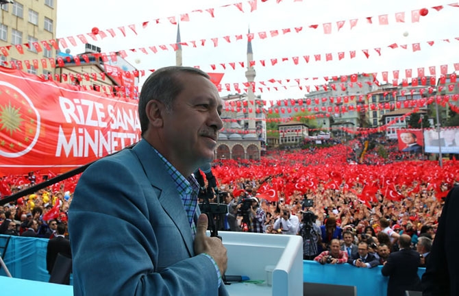 Cumhurbaşkanı Erdoğan Rize'de 14