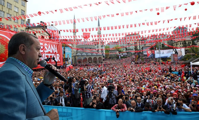Cumhurbaşkanı Erdoğan Rize'de 15