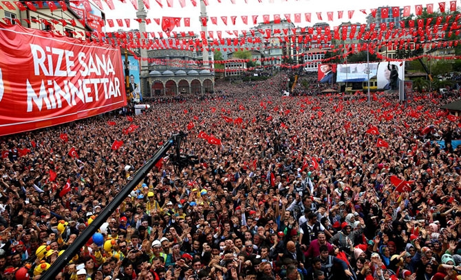 Cumhurbaşkanı Erdoğan Rize'de 18