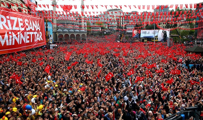 Cumhurbaşkanı Erdoğan Rize'de 58