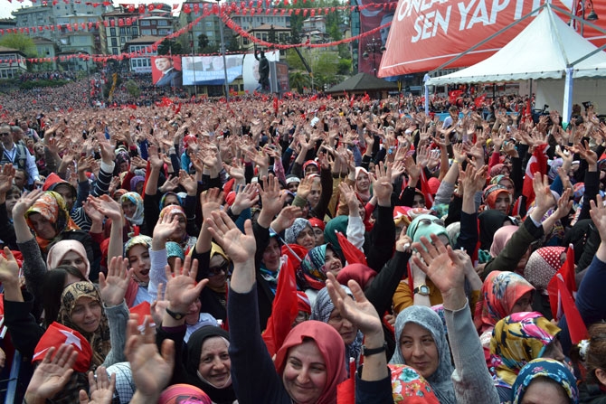 Cumhurbaşkanı Erdoğan Rize'de 60