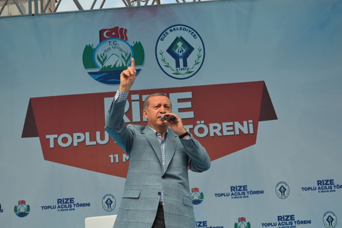 Cumhurbaşkanı Erdoğan Rize'de 66