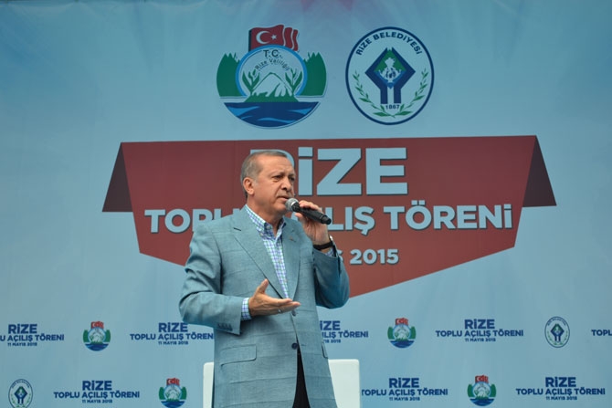 Cumhurbaşkanı Erdoğan Rize'de 67