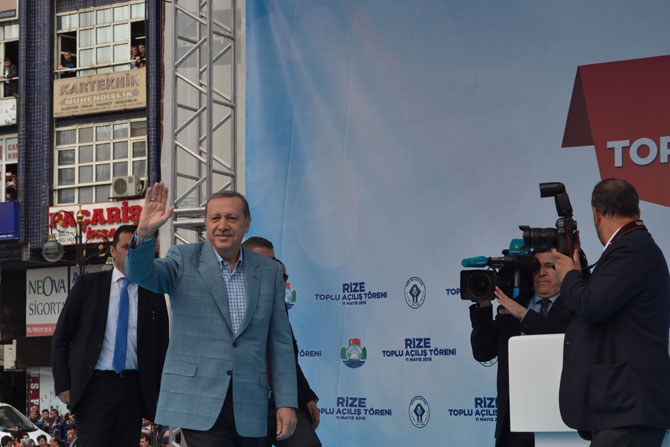 Cumhurbaşkanı Erdoğan Rize'de 84