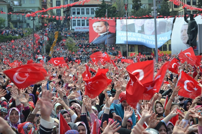 Cumhurbaşkanı Erdoğan Rize'de 90