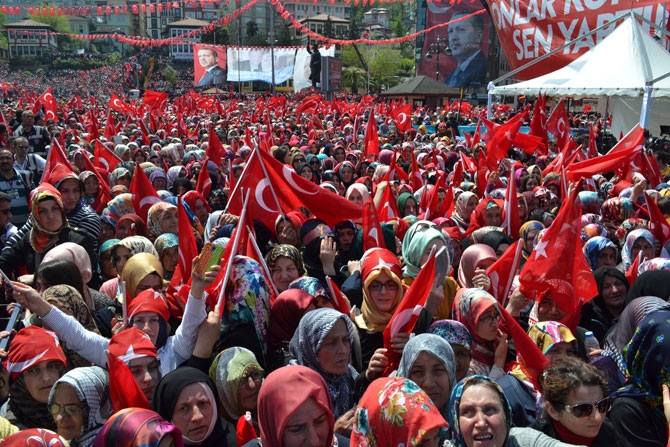 Cumhurbaşkanı Erdoğan’a Rize'de Büyük Sevgi 100