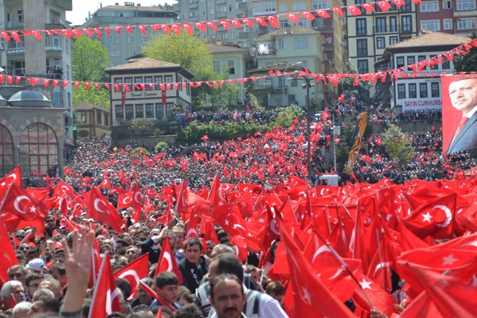Cumhurbaşkanı Erdoğan’a Rize'de Büyük Sevgi 106