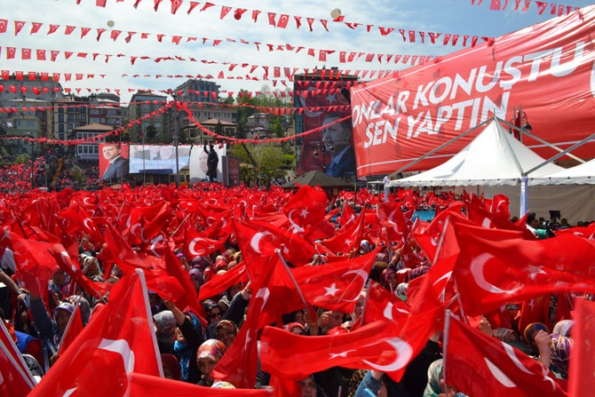 Cumhurbaşkanı Erdoğan’a Rize'de Büyük Sevgi 107
