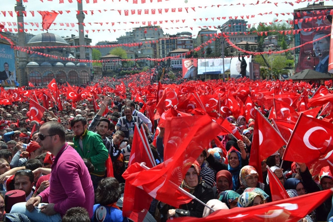 Cumhurbaşkanı Erdoğan’a Rize'de Büyük Sevgi 110