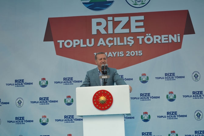 Cumhurbaşkanı Erdoğan’a Rize'de Büyük Sevgi 117