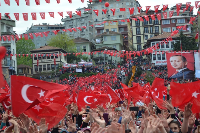Cumhurbaşkanı Erdoğan’a Rize'de Büyük Sevgi 119