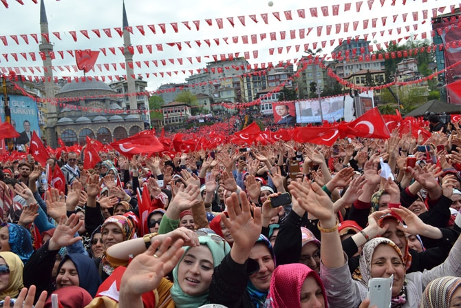 Cumhurbaşkanı Erdoğan’a Rize'de Büyük Sevgi 120