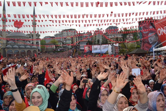 Cumhurbaşkanı Erdoğan’a Rize'de Büyük Sevgi 121