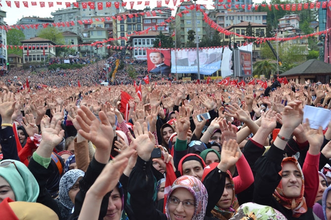 Cumhurbaşkanı Erdoğan’a Rize'de Büyük Sevgi 123