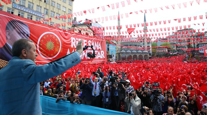Cumhurbaşkanı Erdoğan’a Rize'de Büyük Sevgi 13