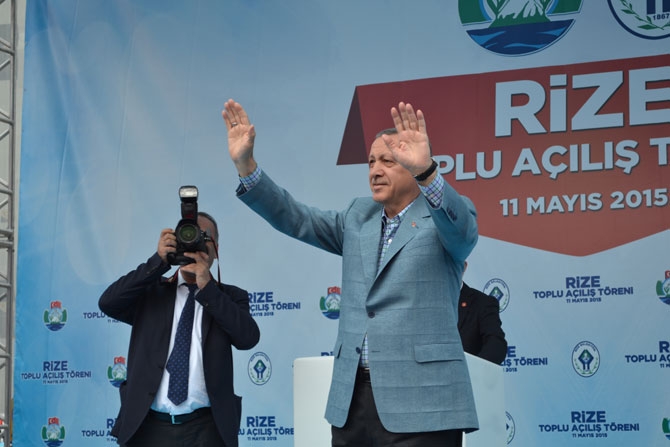 Cumhurbaşkanı Erdoğan’a Rize'de Büyük Sevgi 134