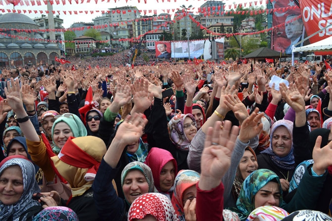 Cumhurbaşkanı Erdoğan’a Rize'de Büyük Sevgi 149