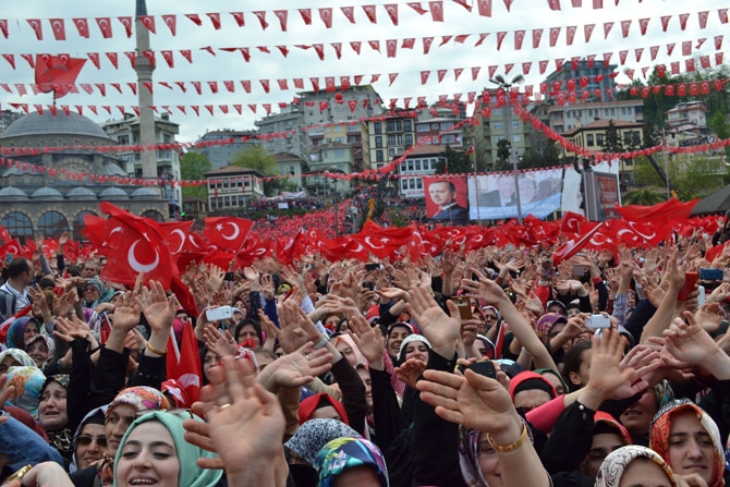 Cumhurbaşkanı Erdoğan’a Rize'de Büyük Sevgi 150