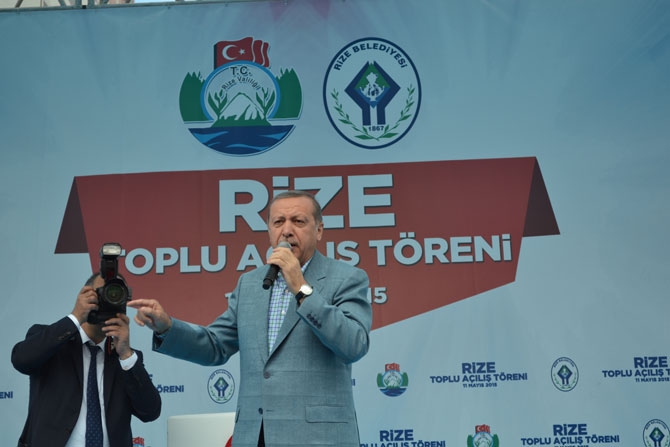 Cumhurbaşkanı Erdoğan’a Rize'de Büyük Sevgi 151