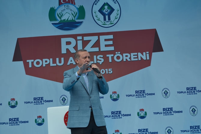 Cumhurbaşkanı Erdoğan’a Rize'de Büyük Sevgi 153