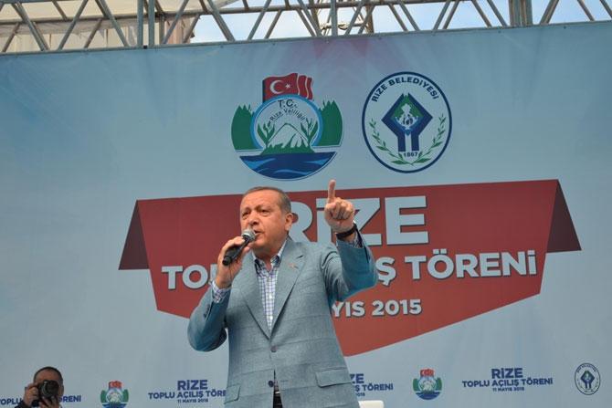 Cumhurbaşkanı Erdoğan’a Rize'de Büyük Sevgi 154