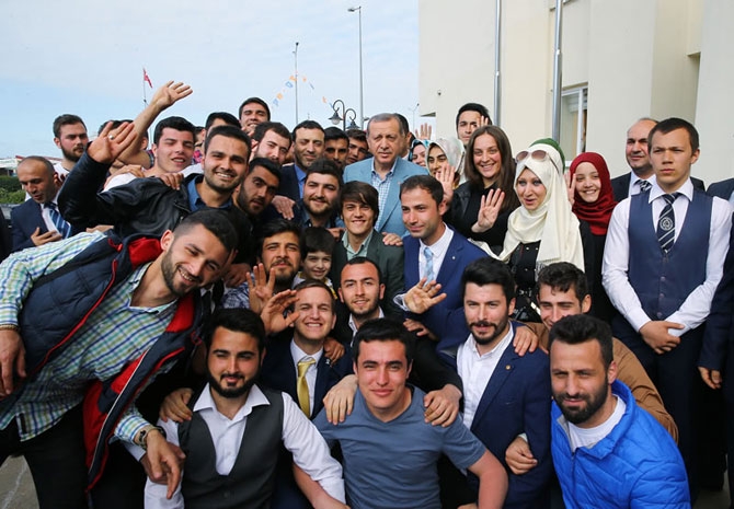 Cumhurbaşkanı Erdoğan’a Rize'de Büyük Sevgi 16