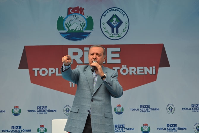Cumhurbaşkanı Erdoğan’a Rize'de Büyük Sevgi 162