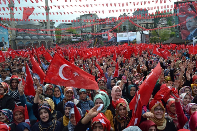 Cumhurbaşkanı Erdoğan’a Rize'de Büyük Sevgi 169