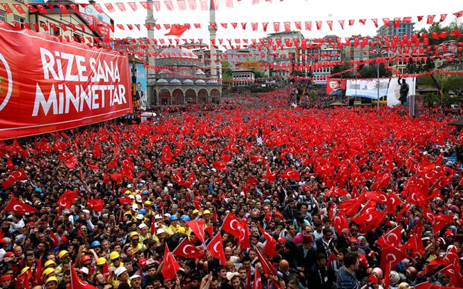 Cumhurbaşkanı Erdoğan’a Rize'de Büyük Sevgi 17