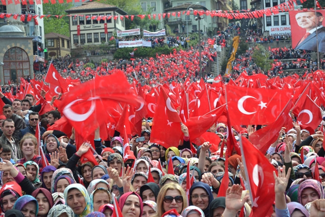 Cumhurbaşkanı Erdoğan’a Rize'de Büyük Sevgi 170