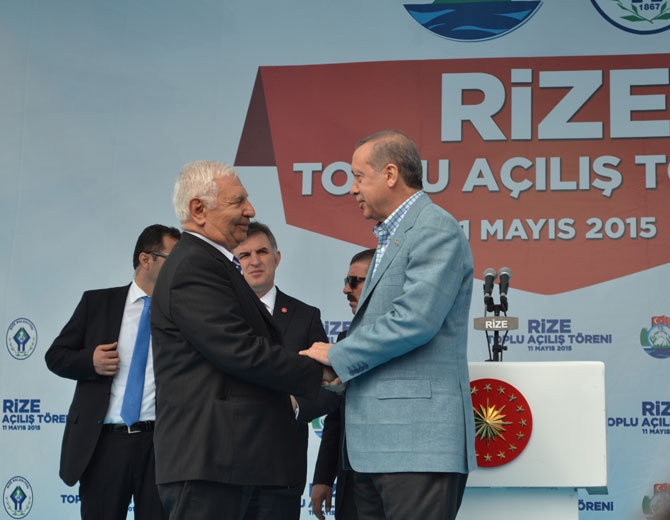 Cumhurbaşkanı Erdoğan’a Rize'de Büyük Sevgi 173