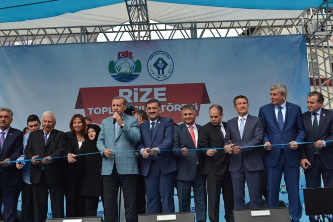 Cumhurbaşkanı Erdoğan’a Rize'de Büyük Sevgi 178