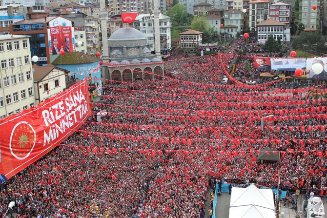Cumhurbaşkanı Erdoğan’a Rize'de Büyük Sevgi 19