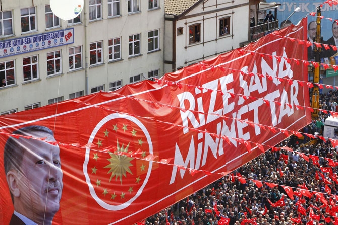 Cumhurbaşkanı Erdoğan’a Rize'de Büyük Sevgi 37