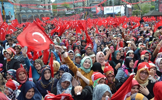 Cumhurbaşkanı Erdoğan’a Rize'de Büyük Sevgi 52