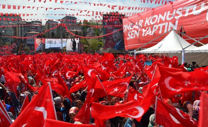 Cumhurbaşkanı Erdoğan’a Rize'de Büyük Sevgi 55