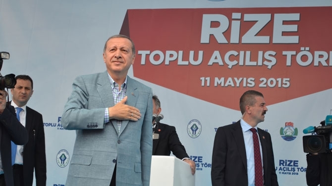 Cumhurbaşkanı Erdoğan’a Rize'de Büyük Sevgi 62