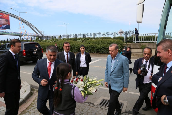 Cumhurbaşkanı Erdoğan’a Rize'de Büyük Sevgi 66