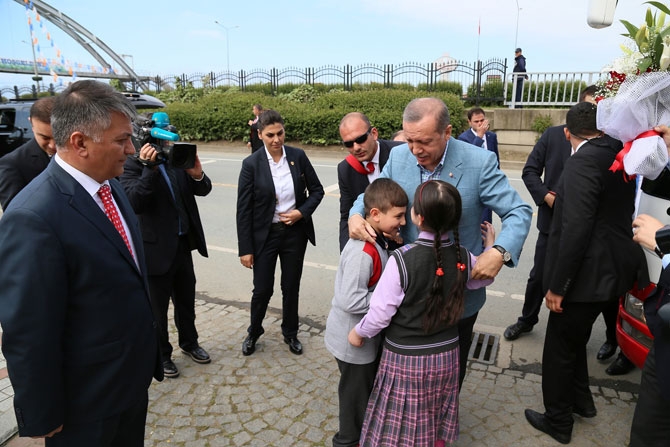 Cumhurbaşkanı Erdoğan’a Rize'de Büyük Sevgi 67