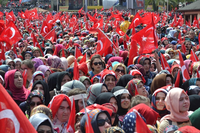 Cumhurbaşkanı Erdoğan’a Rize'de Büyük Sevgi 88