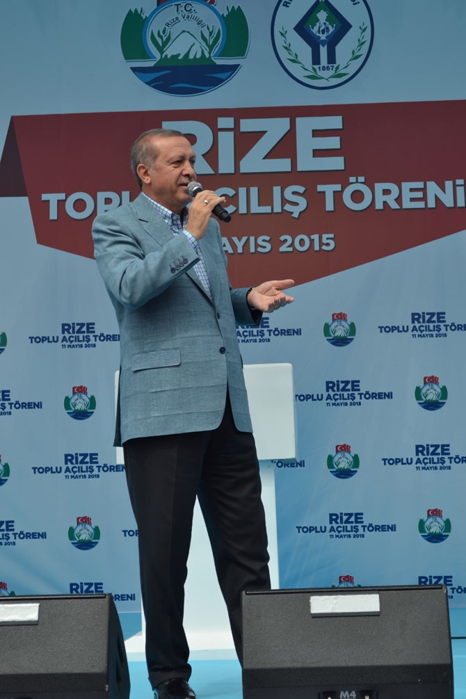 Cumhurbaşkanı Erdoğan’a Rize'de Büyük Sevgi 90