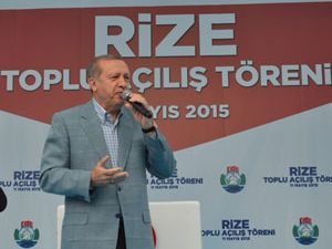 Cumhurbaşkanı Erdoğan’a Rize'de Büyük Sevgi