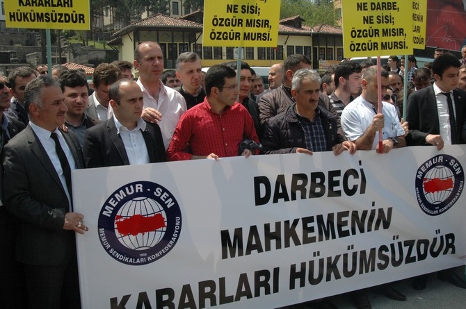 Mursi'nin İdam Cezasına Rize Sessiz Kalmadı 14
