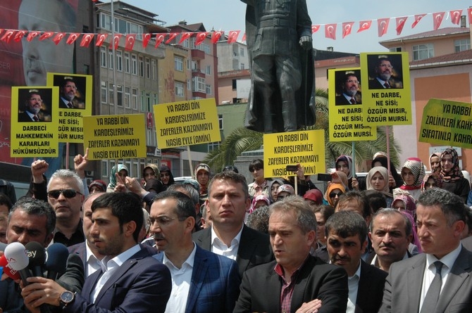 Mursi'nin İdam Cezasına Rize Sessiz Kalmadı 16