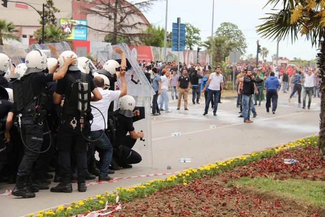 Samsun'da HDP Mitinginde Olay Çıktı 14