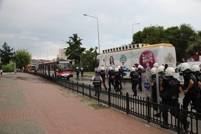 Samsun'da HDP Mitinginde Olay Çıktı 42