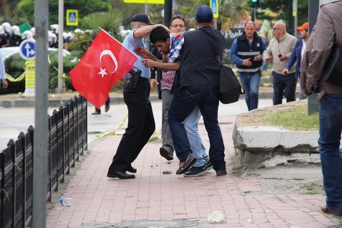 Samsun'da HDP Mitinginde Olay Çıktı 45