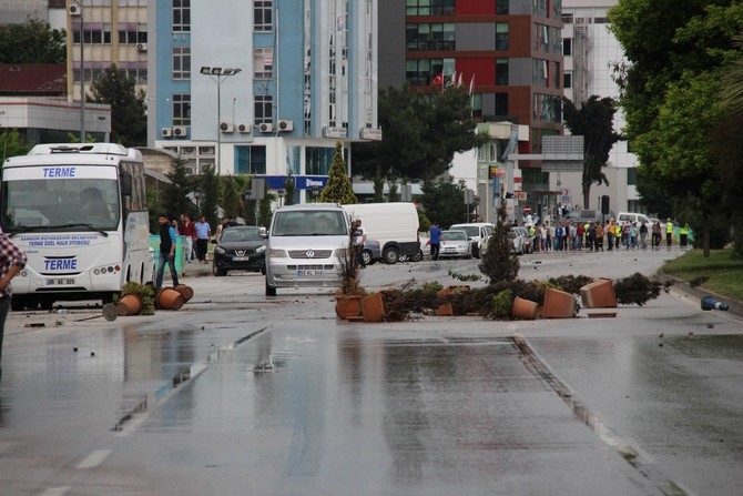 Samsun'da HDP Mitinginde Olay Çıktı 46